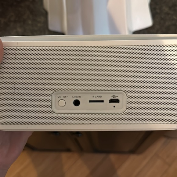 Doss Speaker in White; great speaker; used frequently; no charger included - Picture 3 of 3